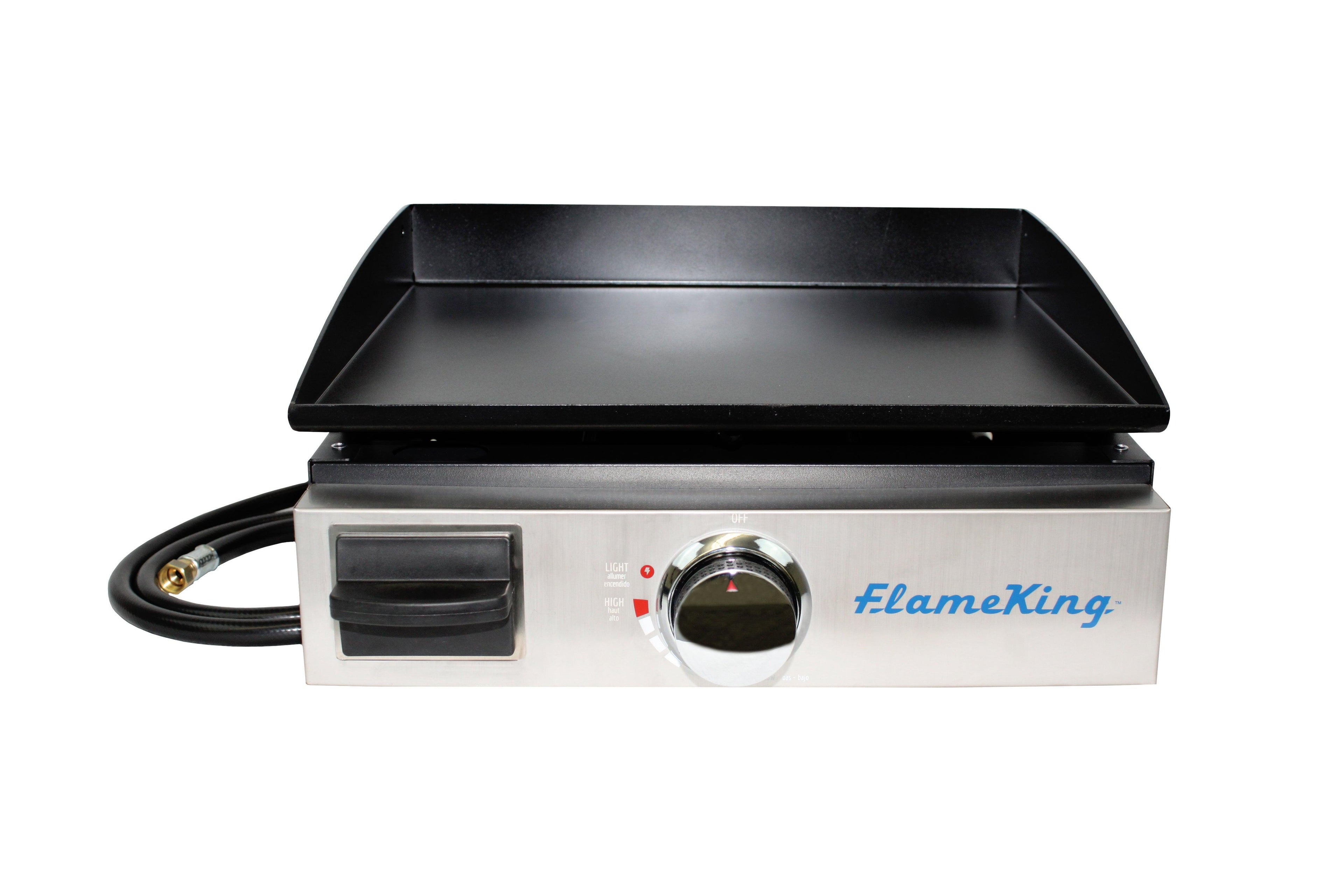 Flame King 17 inch LP Griddle with Small Regulator for RV pullout - We The Collective