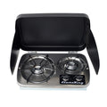 Flame King 2 Burner Built-In RV Trailer Stove with Wind Shield - We The Collective