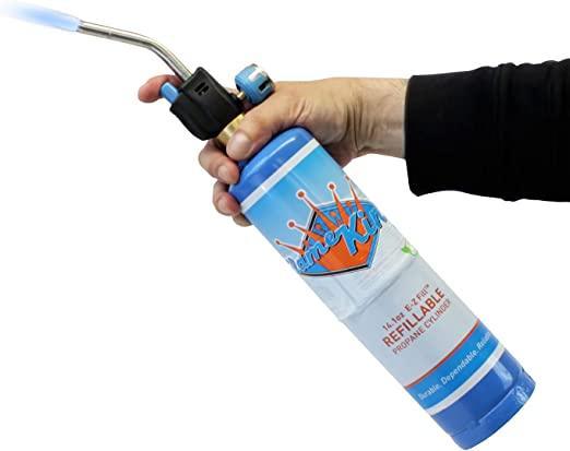 Flame King 2 Pack Eco Friendly Sustainable 1lb Refillable Propane Tank Welding LP Cylinder 14.1 - We The Collective