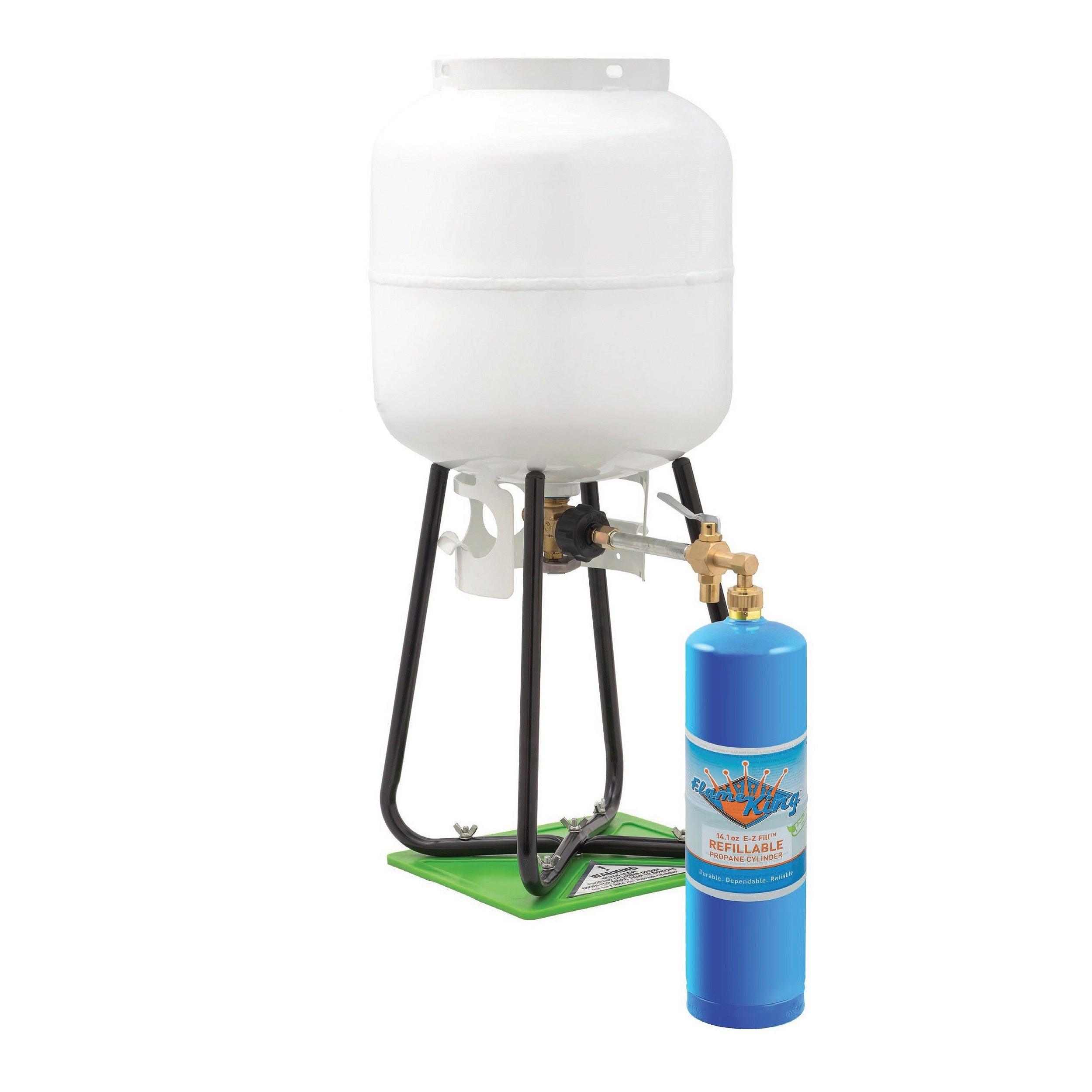 Flame King 2 Pack Eco Friendly Sustainable 1lb Refillable Propane Tank Welding LP Cylinder 14.1 - We The Collective
