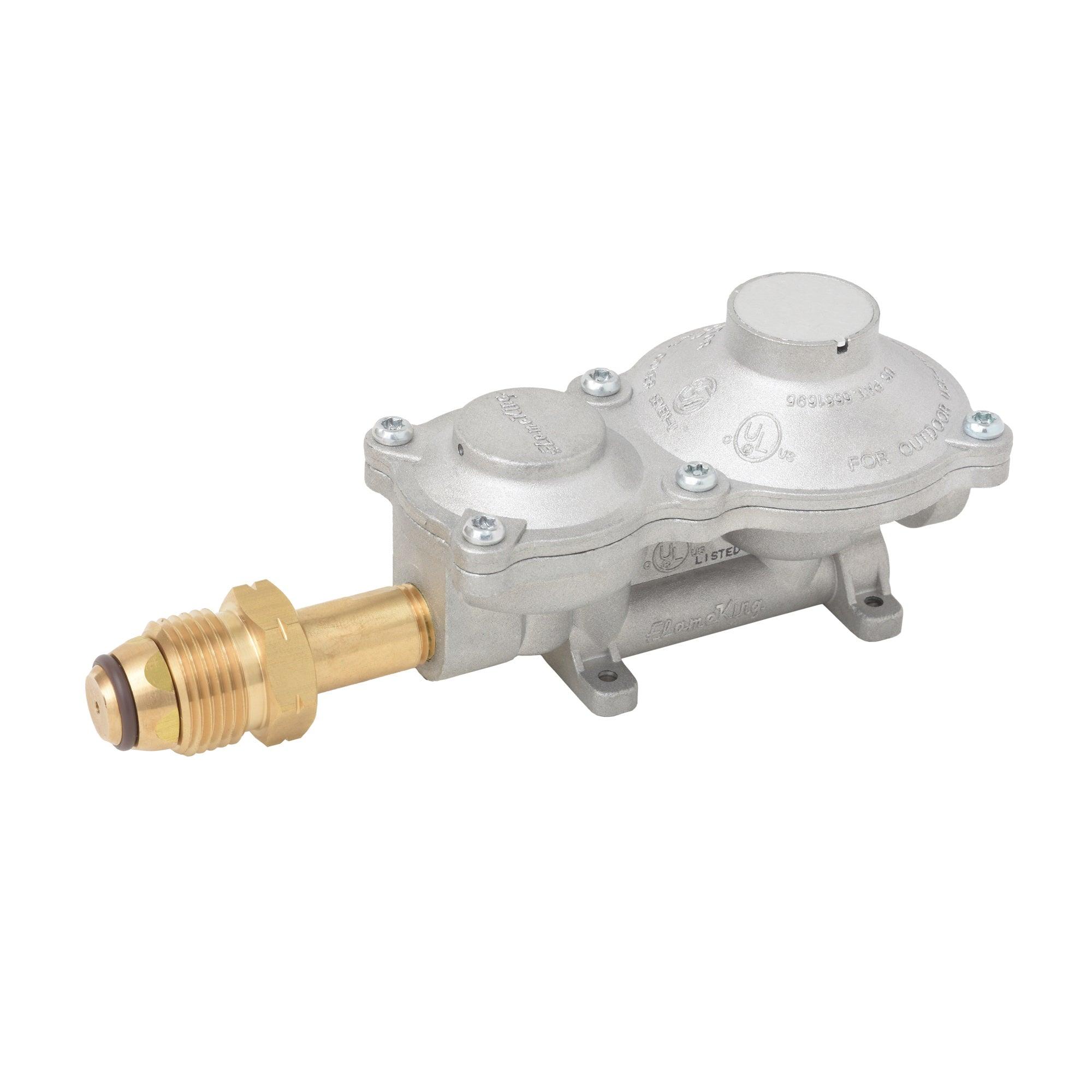 Flame King 2-Stage 160,000 BTU Propane LP Horizontal Super Compact Regulator - We The Collective