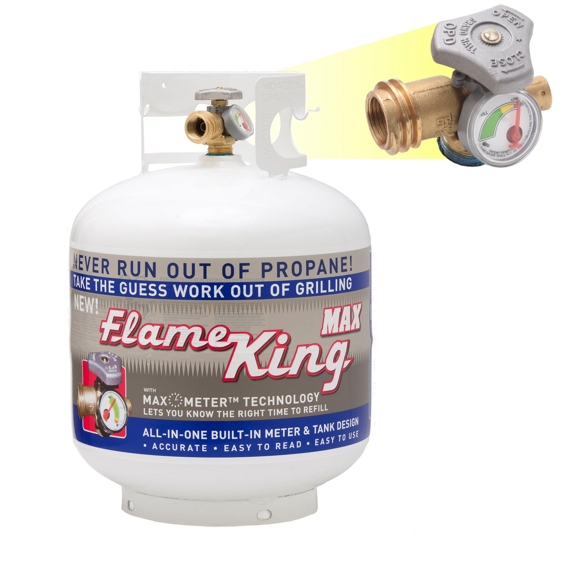 Flame King 20lb Propane Tank LP Cylinder with OPD & Gauge - We The Collective