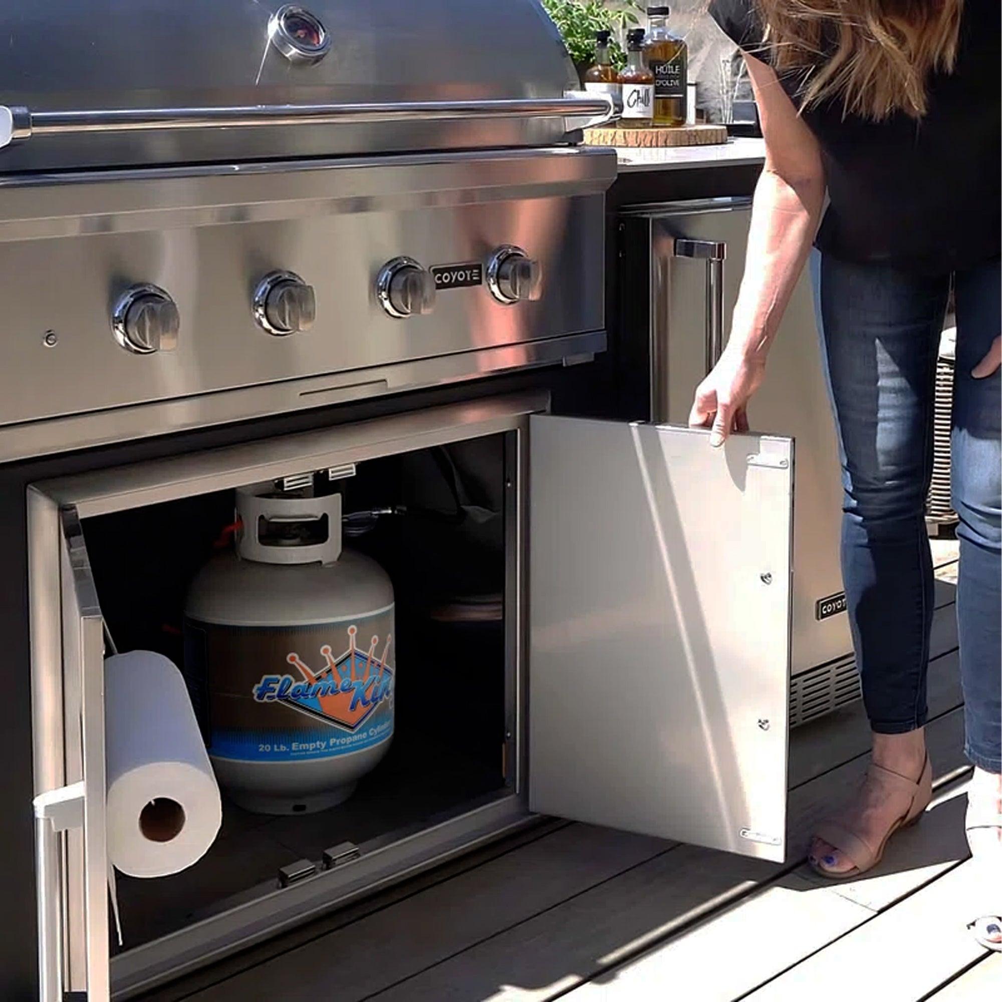 Flame King 20lb Propane Tank LP Cylinder with OPD - We The Collective
