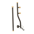 Flame King propane tank distribution post with 3 outlets for 20 to 1LB tanks, ideal for RV and trailer use.