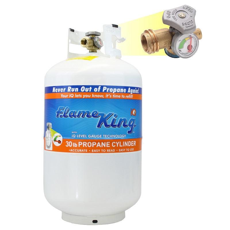 Flame King 30lb Propane Tank LP Cylinder with OPD & Gauge - We The Collective