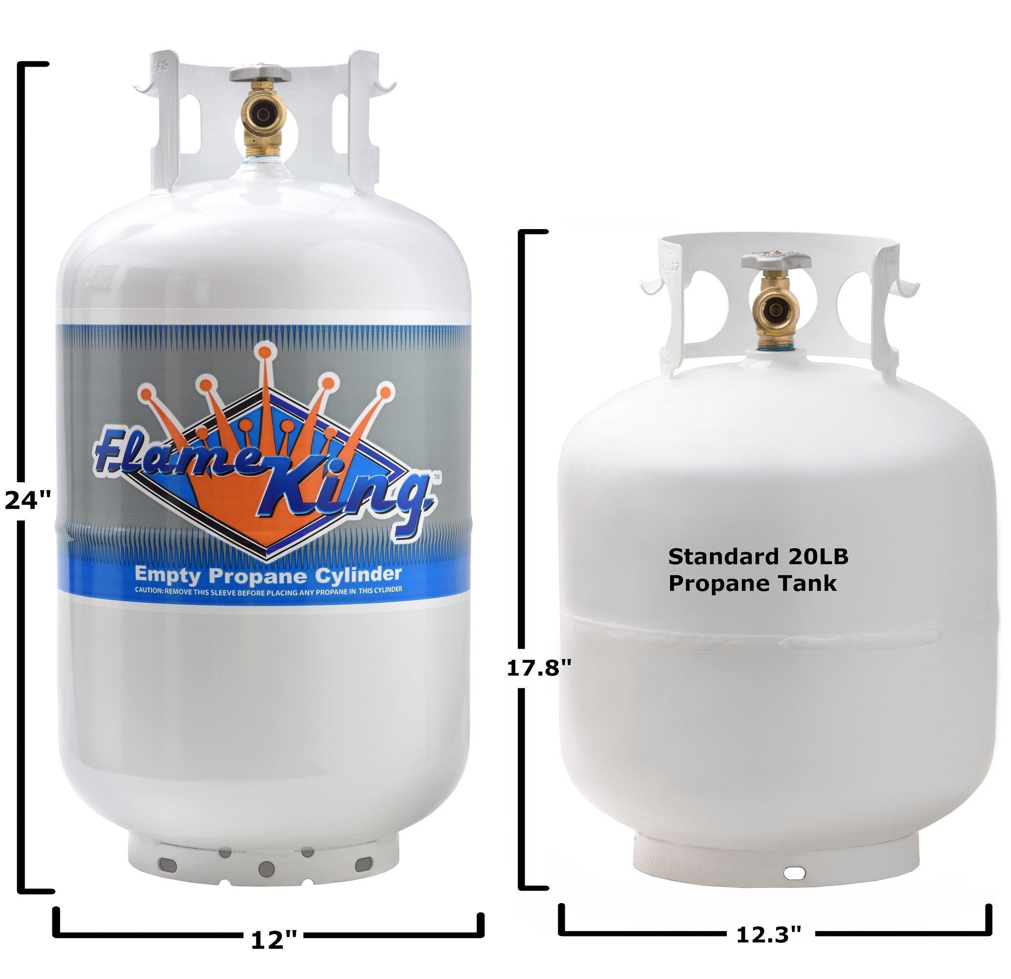 Flame King 30lb Propane Tank LP Cylinder with OPD - We The Collective