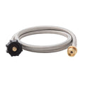 Flame King 5 FT QCC to CGA600 Male Connection-Steel Braided Hose - We The Collective