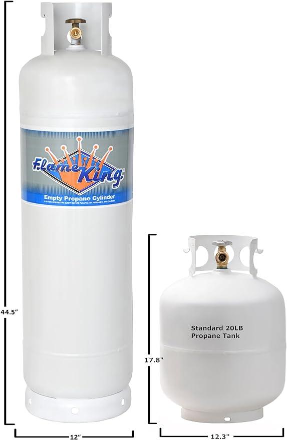 Flame King 60lb Propane Tank LP Cylinder with POL - We The Collective