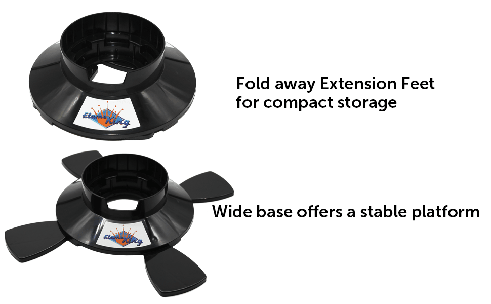 Flame King Base for 1lb Propane Cylinder - We The Collective