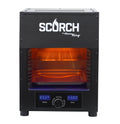 Flame King Electric Rapid Scorch Grill Cooker Oven with a sleek design and grilling surface visible in the image.