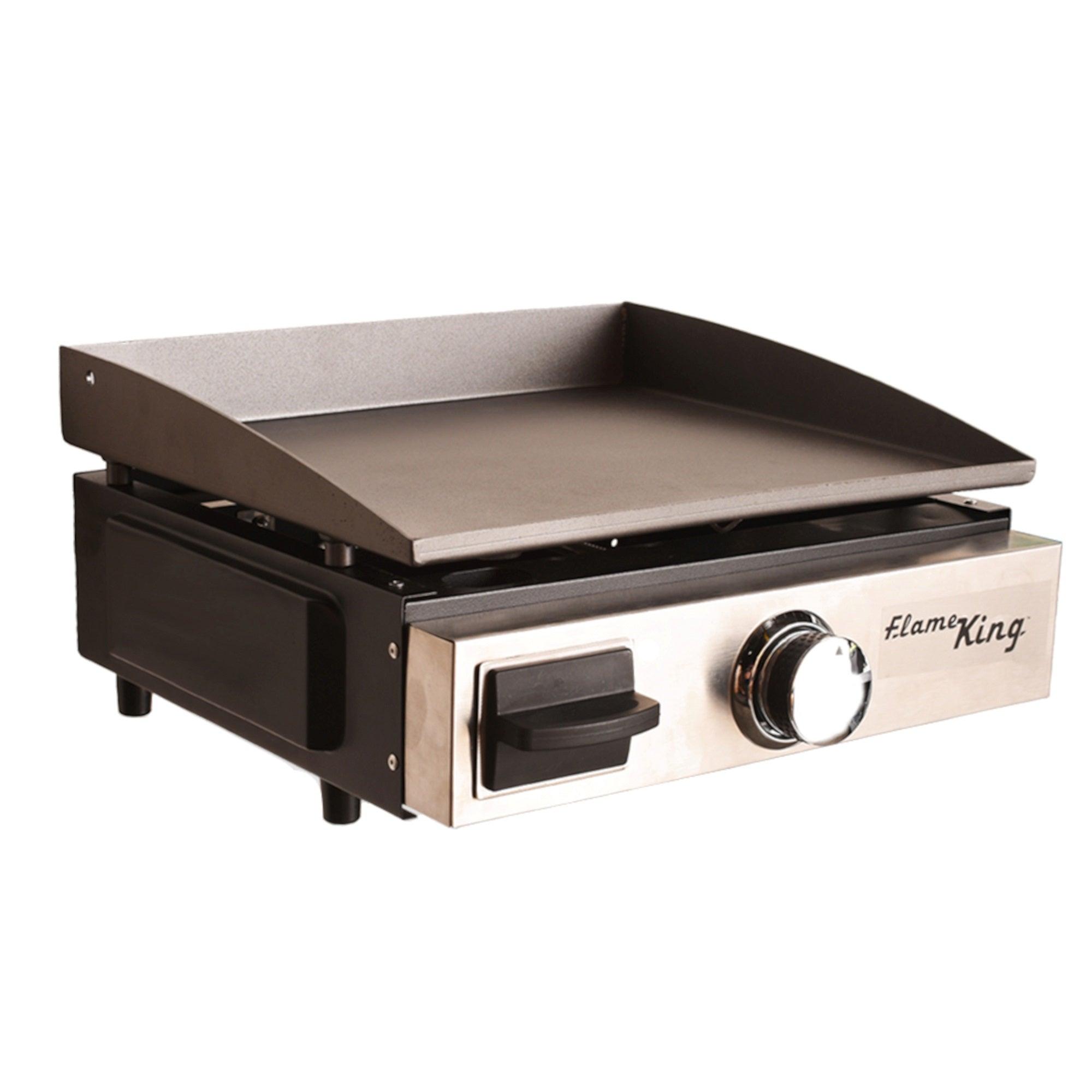 Flame King Flat Top Portable Propane Cast Iron Grill Griddle - OVERLANDERS Outfitter