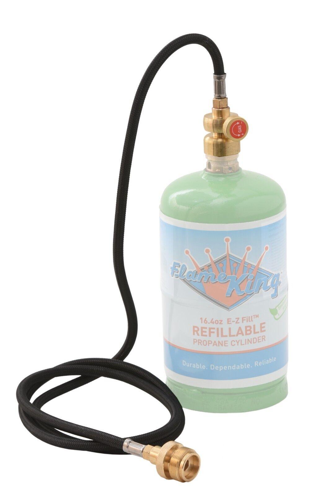 Flame King Flexible 5 FT Extension Hose For 1Lb Propane Tank Cylinder - We The Collective