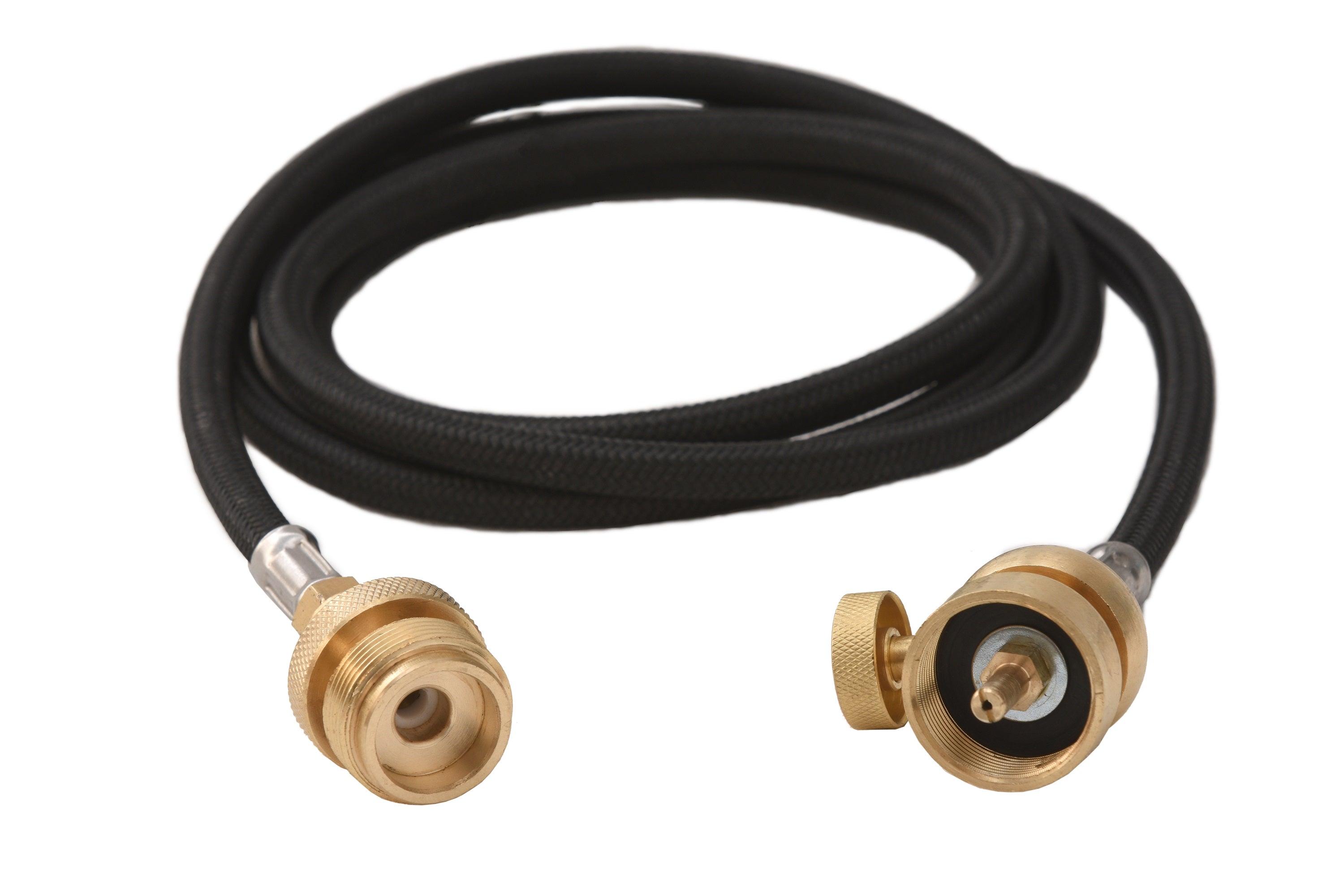Flame King Flexible 5 FT Extension Hose For 1Lb Propane Tank Cylinder - We The Collective