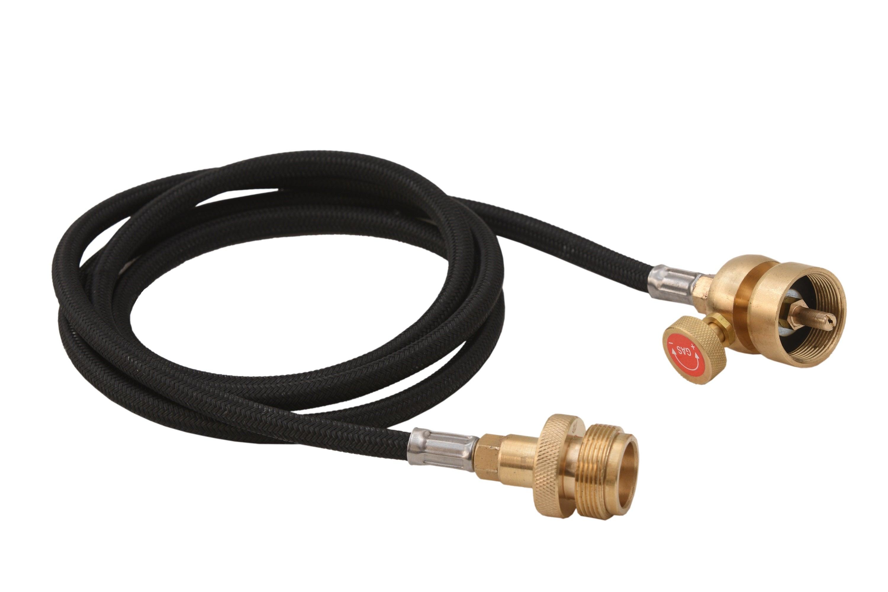 Flame King Flexible 5 FT Extension Hose For 1Lb Propane Tank Cylinder - We The Collective