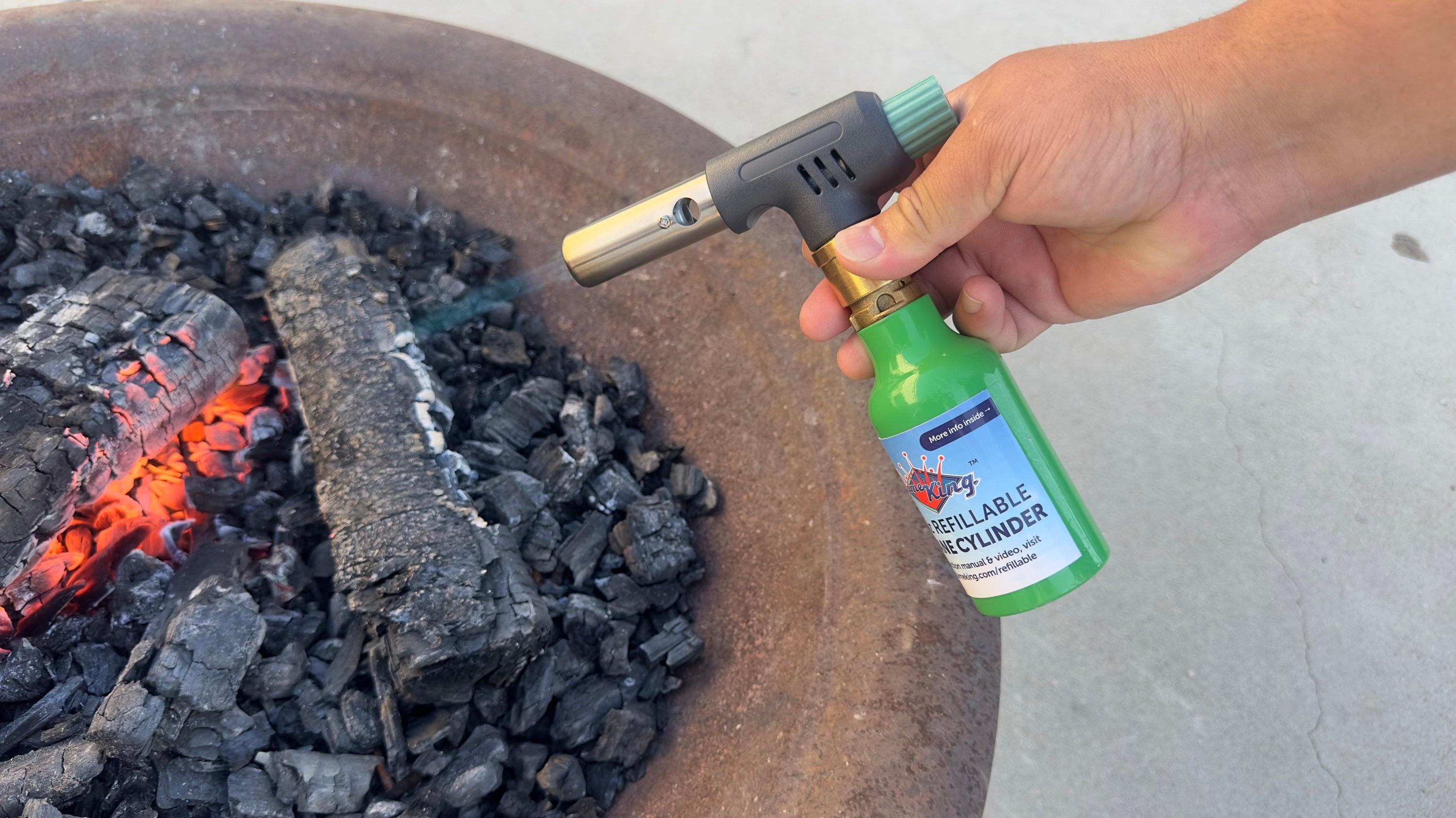 Flame King Mini Propane Blow Torch Head 10,000 BTU for Kitchen and Soldering - We The Collective