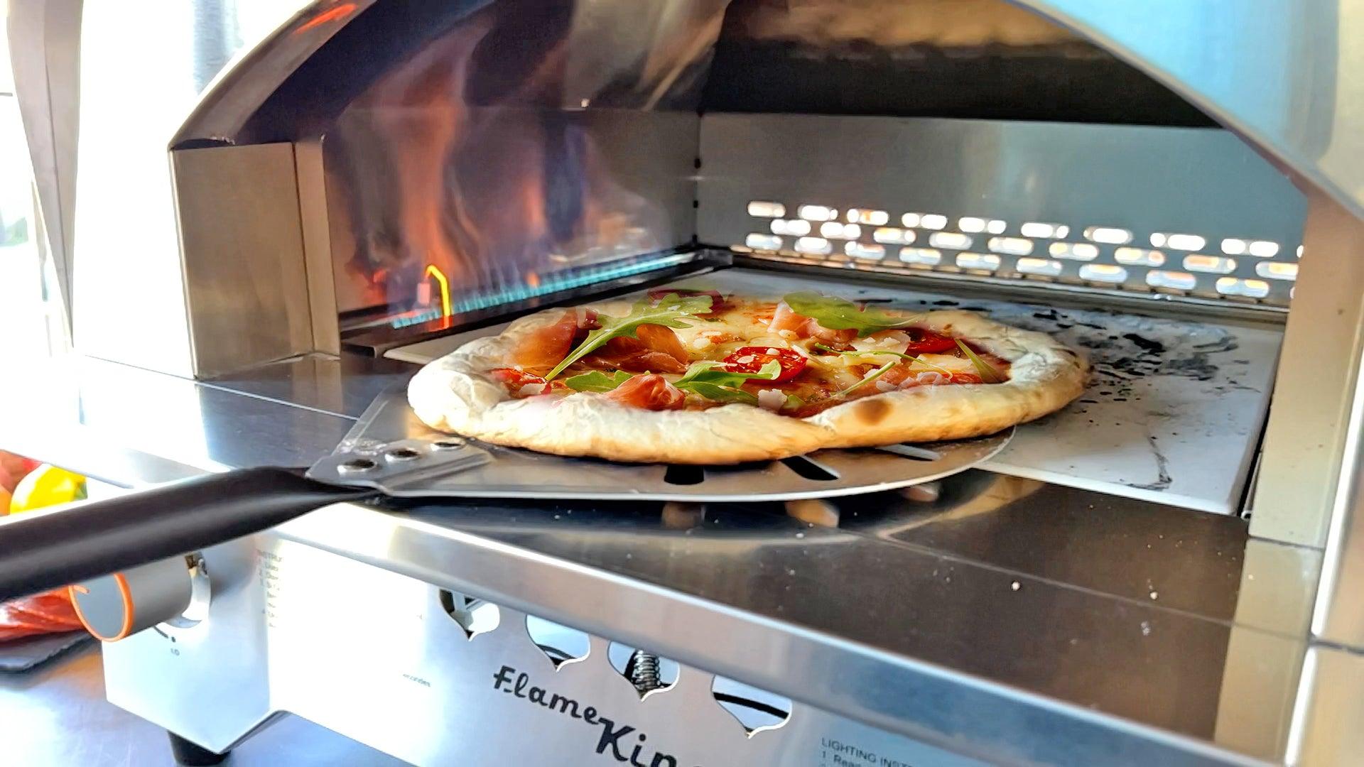 Flame King Outdoor Portable Stainless Steel Propane Pizza Oven Gas With Stone - We The Collective