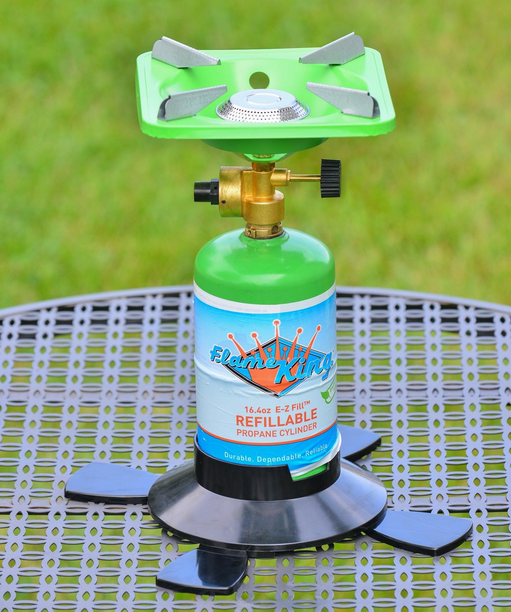 Flame King Portable Single Burner Cooker with 1 Lb Base Camping - We The Collective