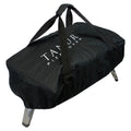 Flame King Propane 12-inch Tanur Pizza Oven Carry Cover Bag for propane accessories, tan protective cover with handle and zipper.