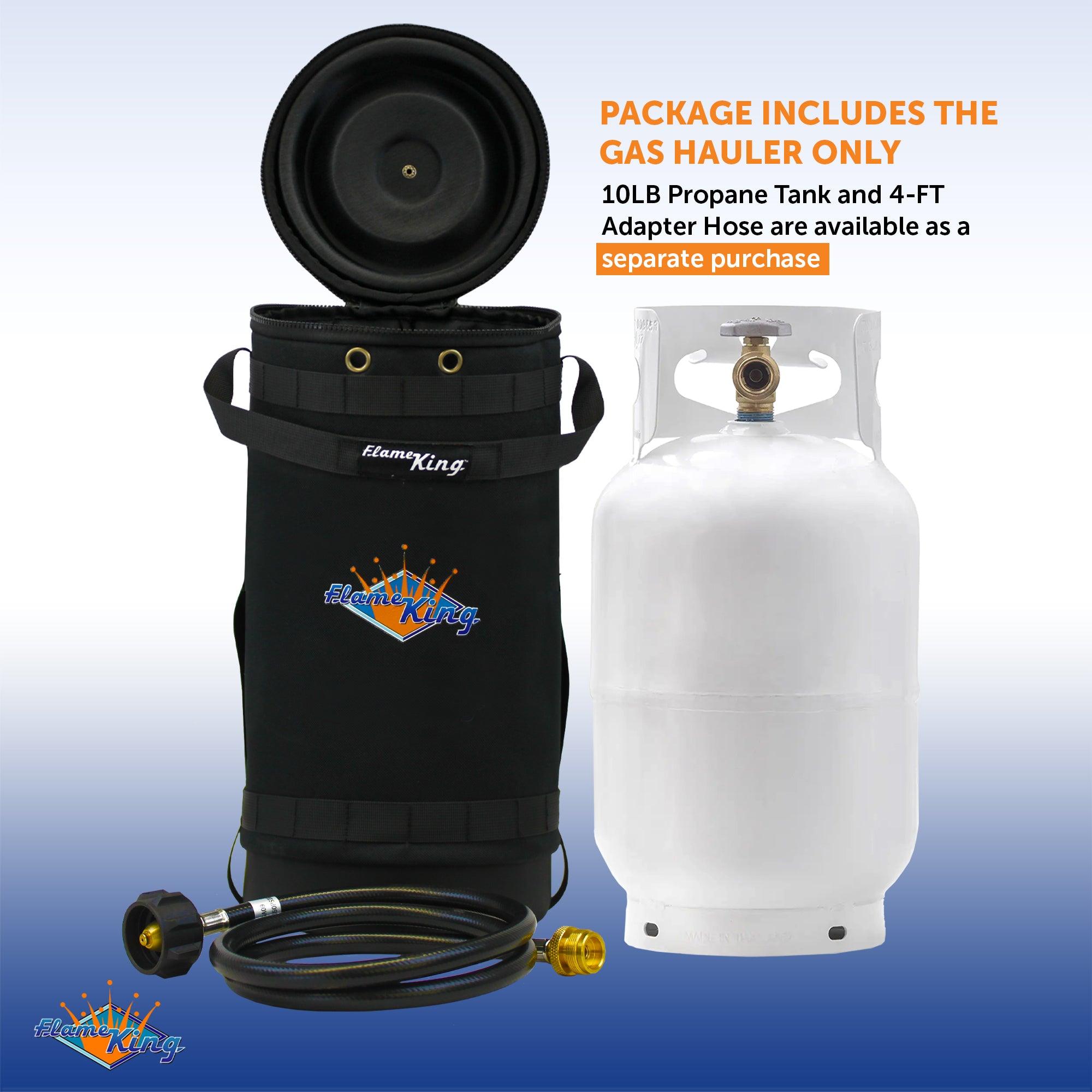 Flame King Propane Gas Hauler for 10lb Propane Tank Insulated Protective Carry Case - We The Collective
