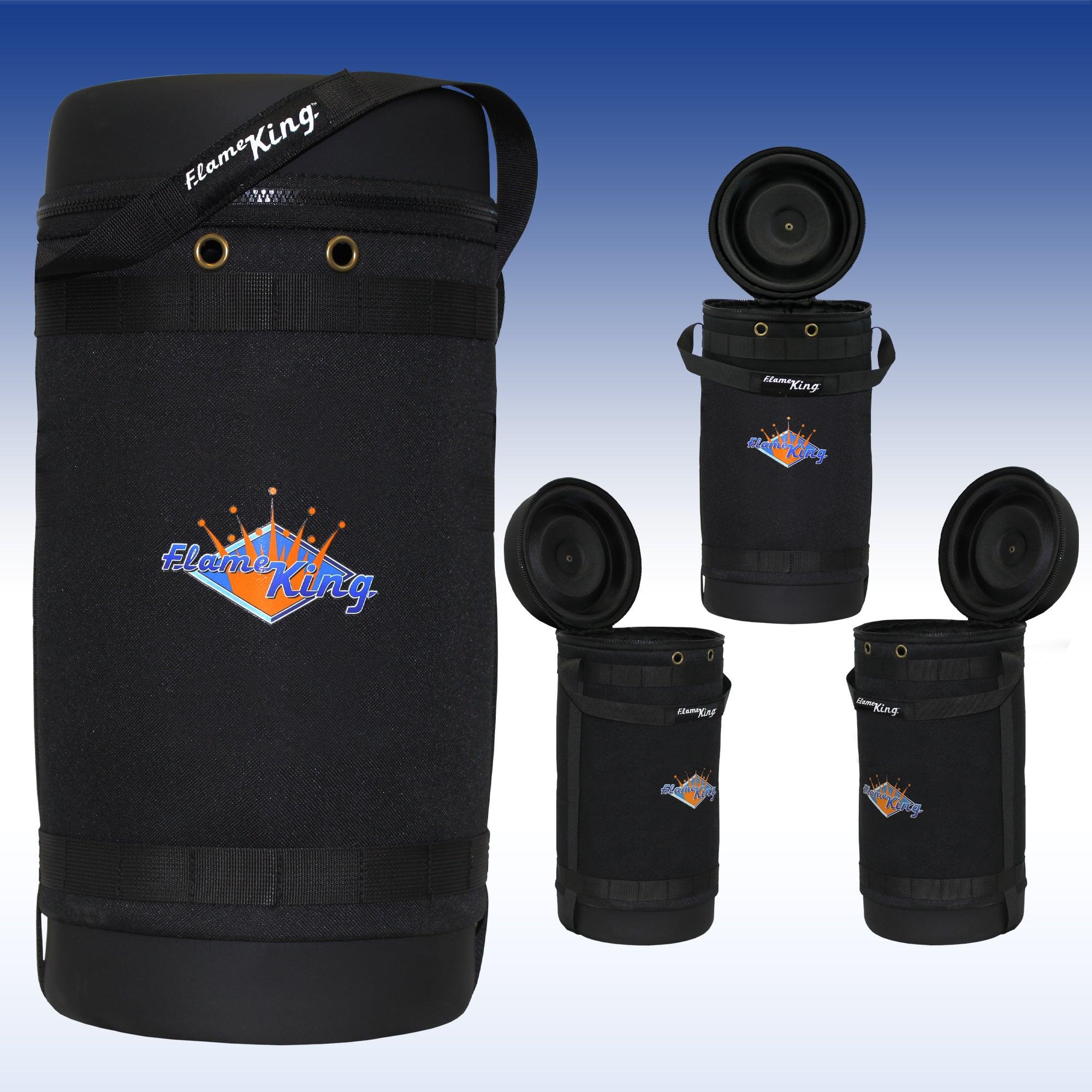 Flame King Propane Gas Hauler for 10lb Propane Tank Insulated Protective Carry Case - We The Collective