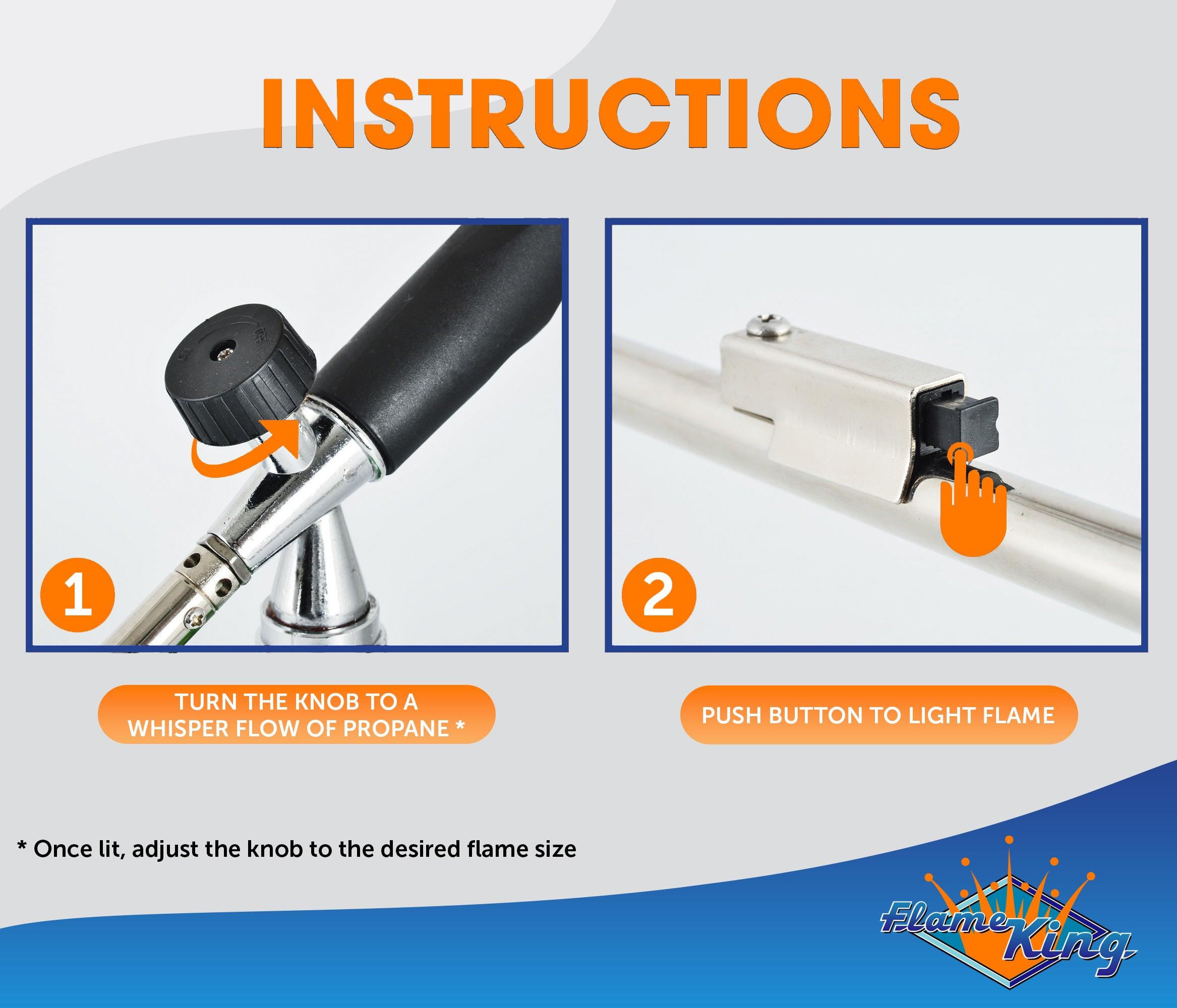 Flame King Propane Torch with Gas Ignitor - We The Collective