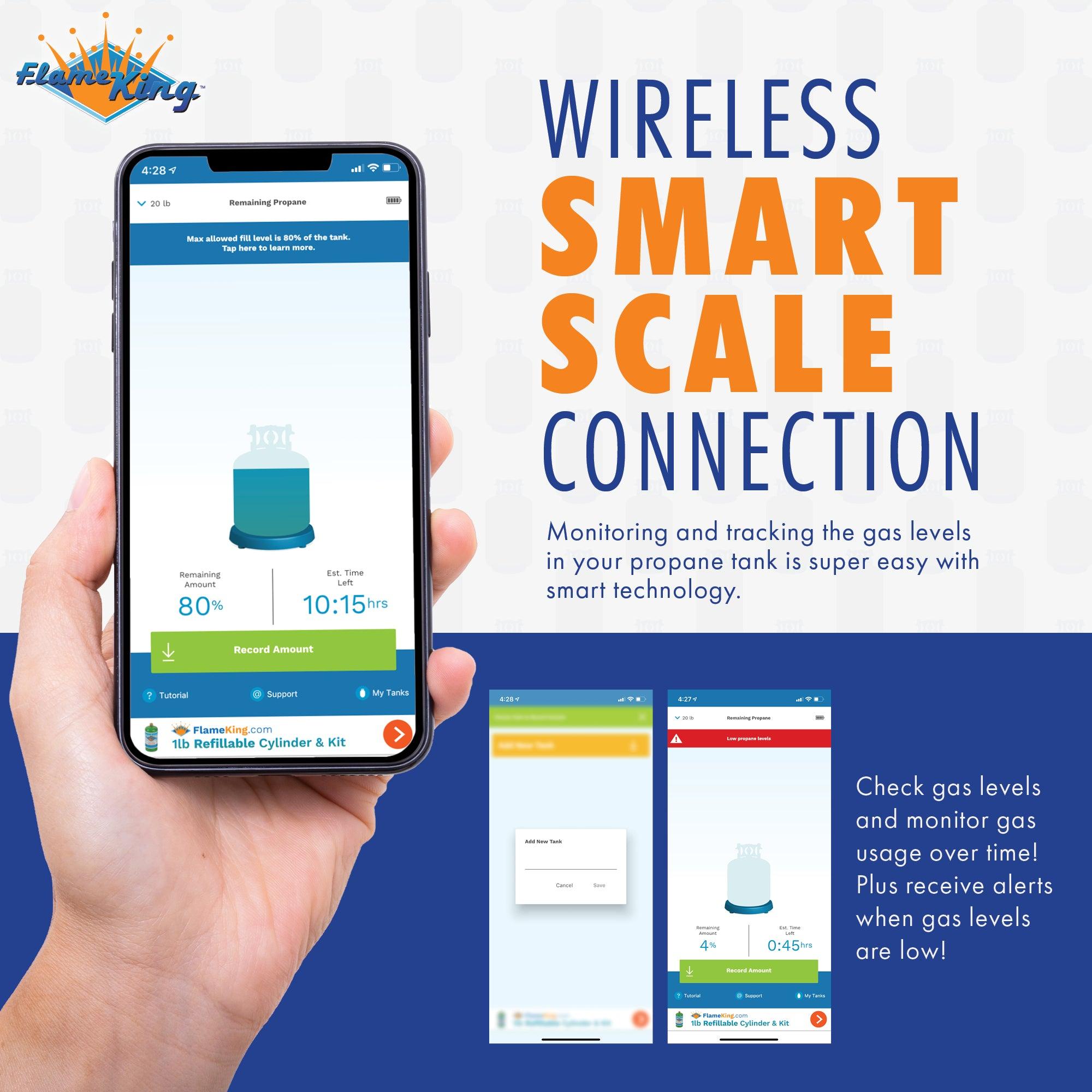 Flame King Smart Wireless Gauge Propane Tank Scale - We The Collective