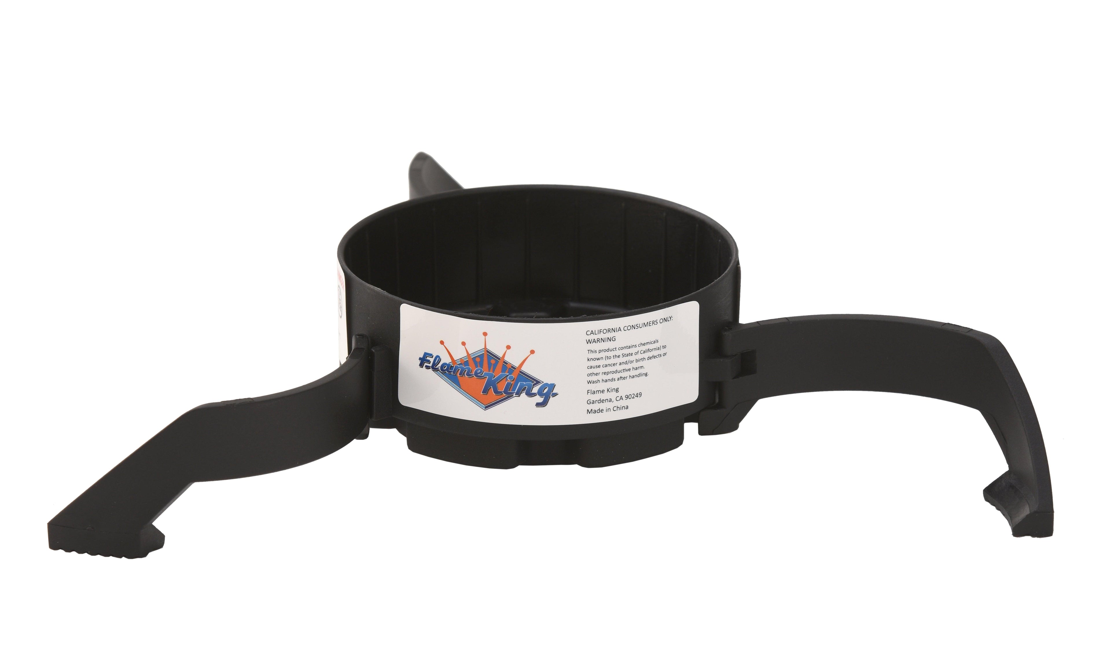 Flame King Spider Base for 1lb Propane Cylinder, featuring a sturdy design for camping stability and support.