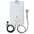 Flame King Tankless Outdoor Portable Camping Hot Shower Propane Gas 10L 2.64GPM Water Heater 68,000 BTU - We The Collective