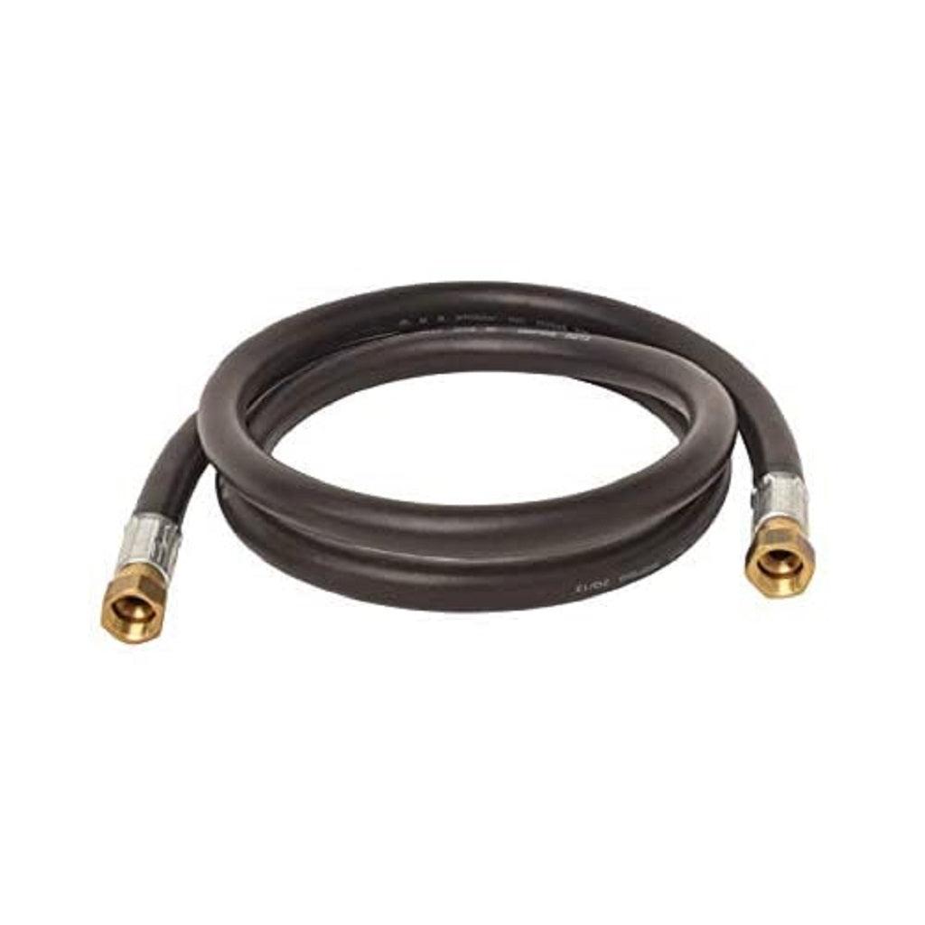 Flame King Thermo Rubber RV slide out hose assembly, 60-inch length, 3/8 inch ID, female to female connectors, durable RV hose.