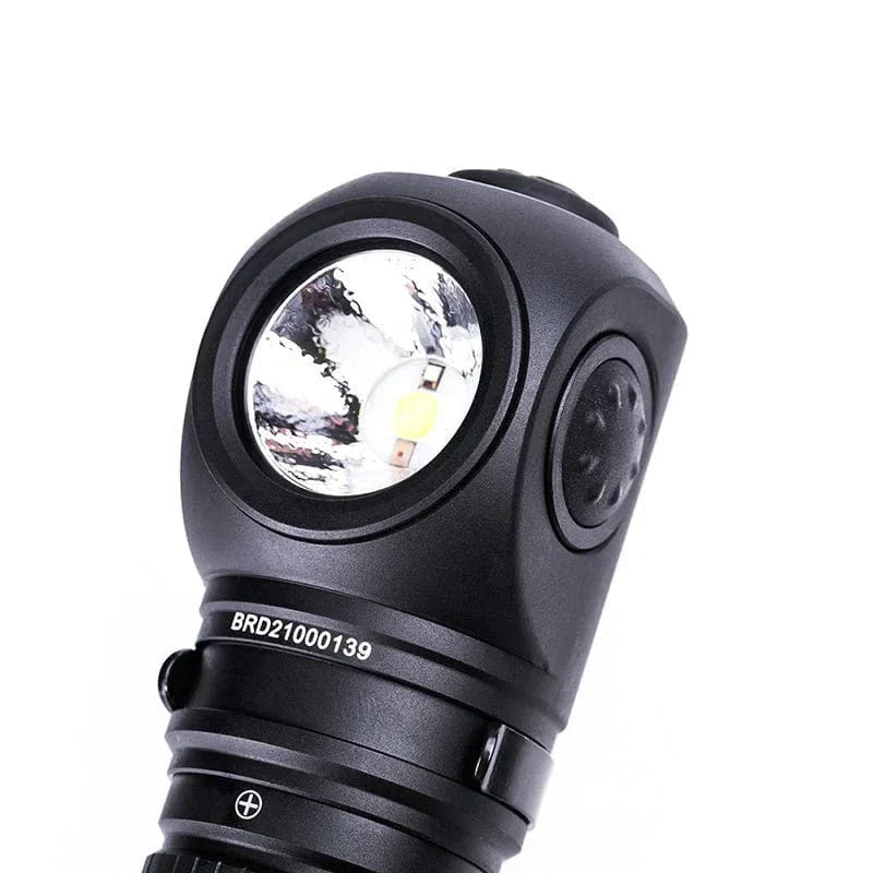 SFT2 Tactical P10 right angle duty light, showcasing a mounted flashlight with multi-function features and durable design.