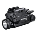 SFT2 Tactical WL30 3-in-1 flashlight, featuring multi-functional design and mounted light capabilities, on a dark background.