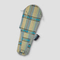 Cotton flannel mummy liner by COCOON, soft and cozy for sleeping or camping, shown in natural light with folded fabric.