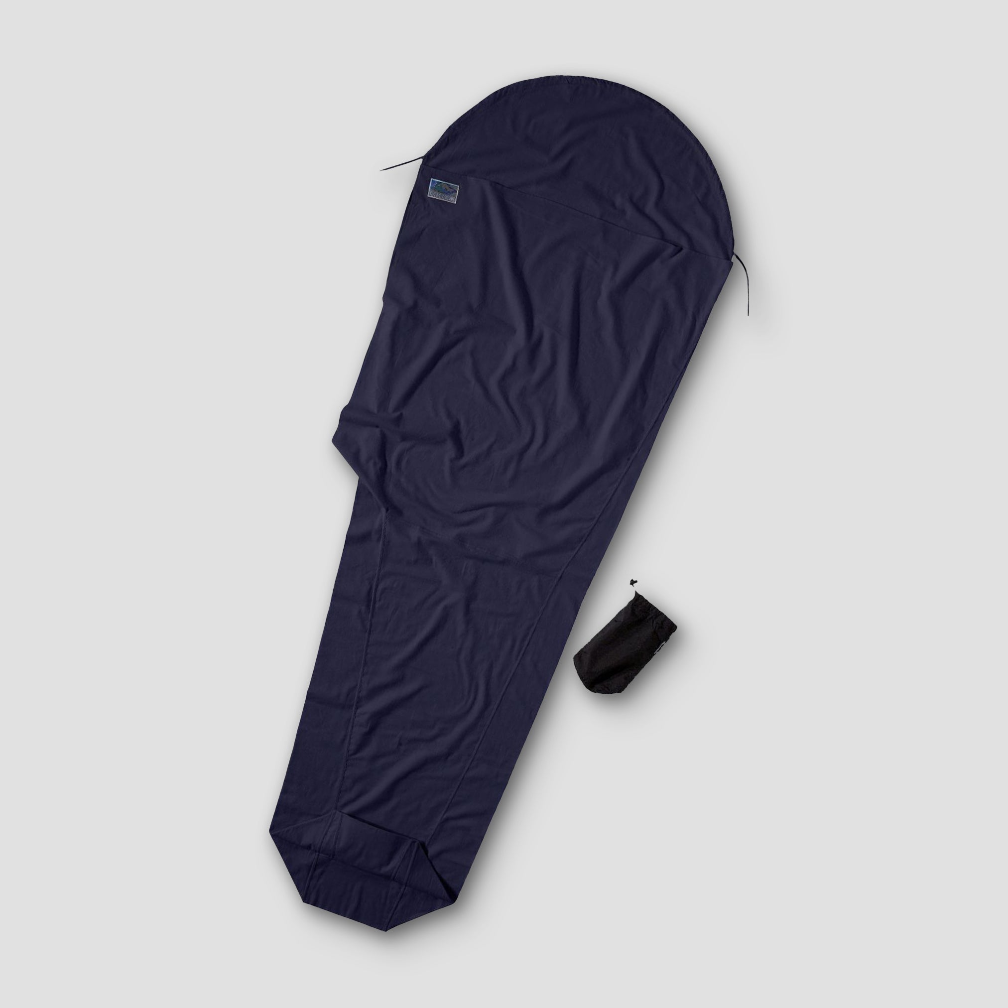 Cotton Flannel MummyLiner™ by COCOON, soft and cozy fabric ideal for camping or sleeping bags, shown in natural fabric detail.