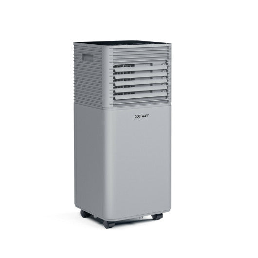 Gray VYSN 10,000 BTU air cooler with fan and dehumidifier mode, ideal for home and garden cooling.