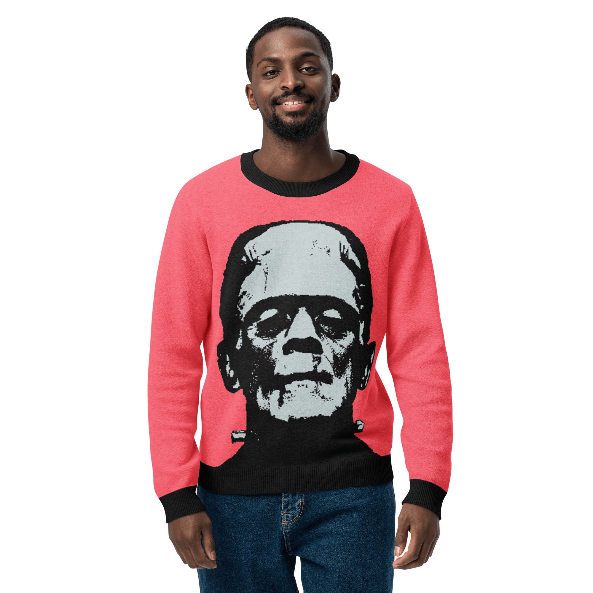 Frankenstein Knit Crewneck Sweater