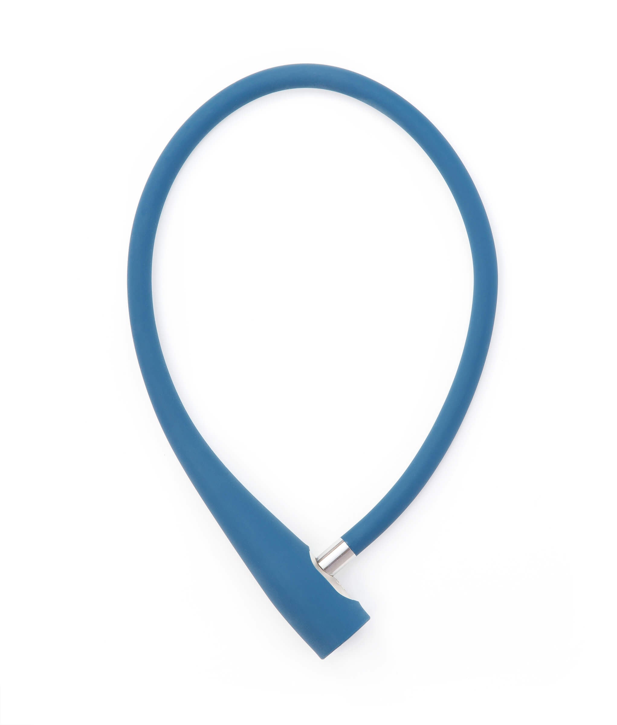 Knog Frankie Cable Lock by ZEITBIKE, featuring a vibrant indigo design and flexible cable for secure bicycle locking.