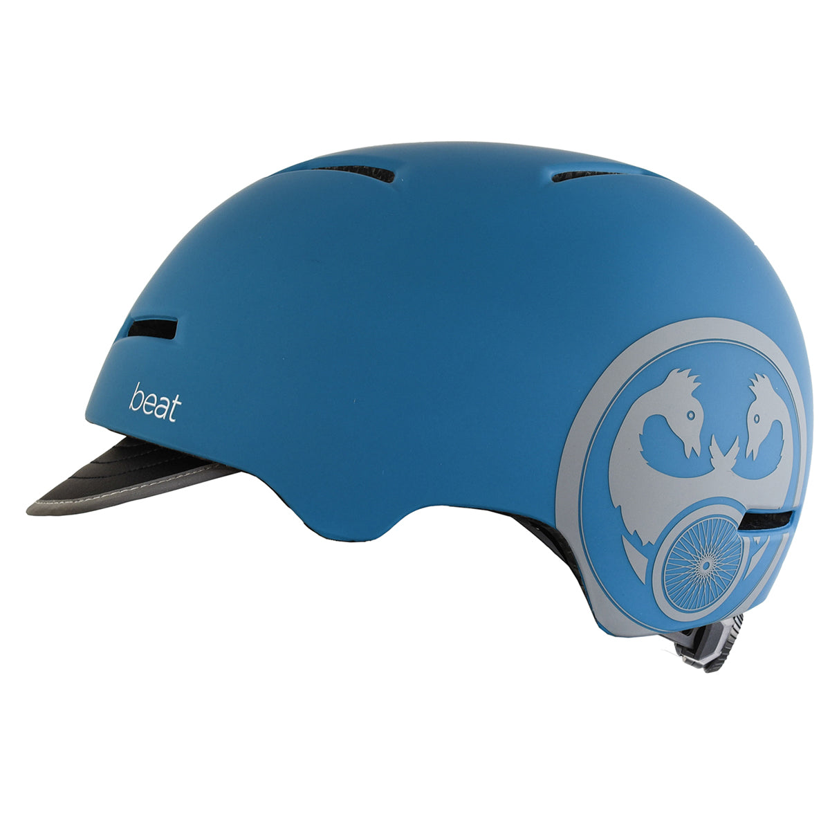 ZEITBIKE FREETOWN BEAT multi-sport helmet in blue, showing its lightweight design and ventilation for active sports.