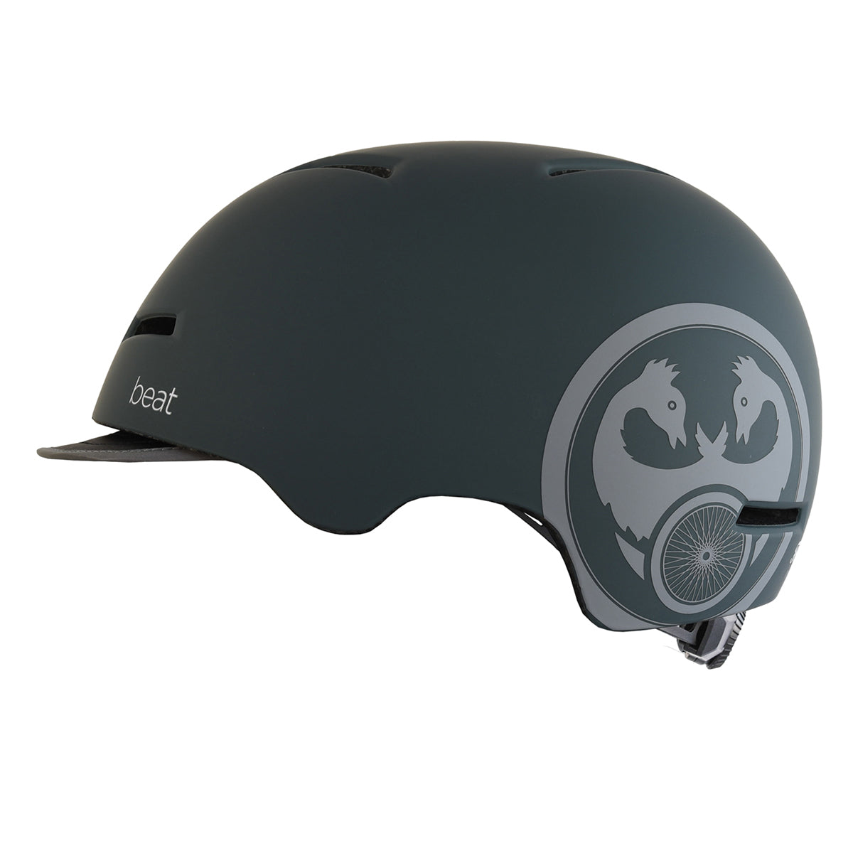 ZEITBIKE FREETOWN BEAT multi-sport helmet in grey, featuring adjustable straps and ventilation for outdoor activities.