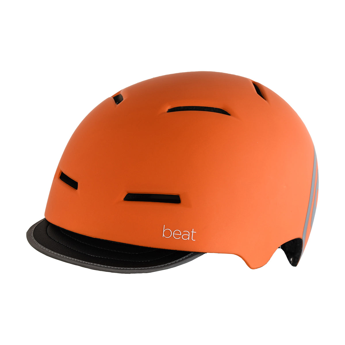 ZEITBIKE FREETOWN BEAT orange multi-sport helmet with ventilation and adjustable straps, designed for active sports and cycling.