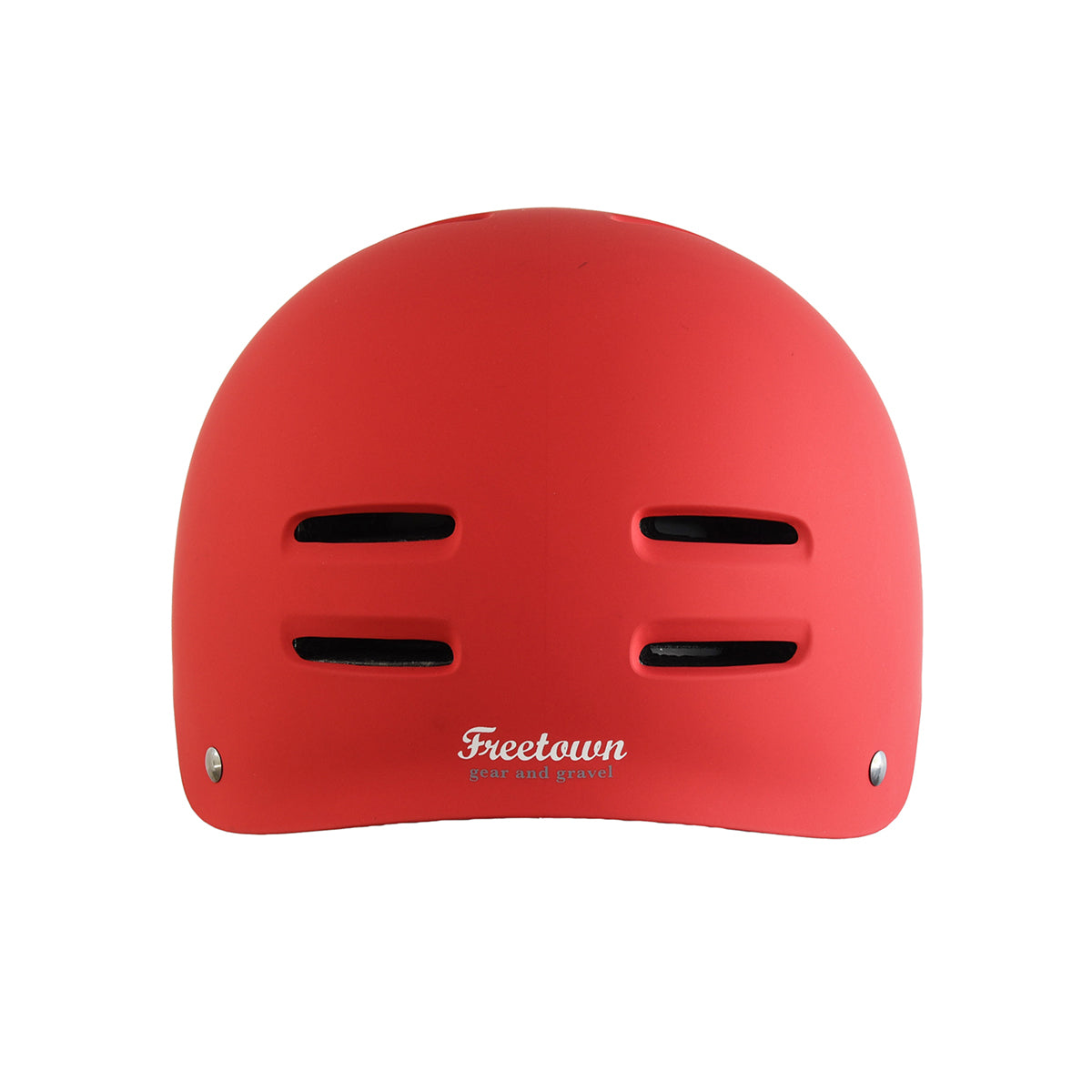 ZEITBIKE FREETOWN Offbeat multi-sport helmet in red, featuring ventilation vents and adjustable straps for active outdoor use.