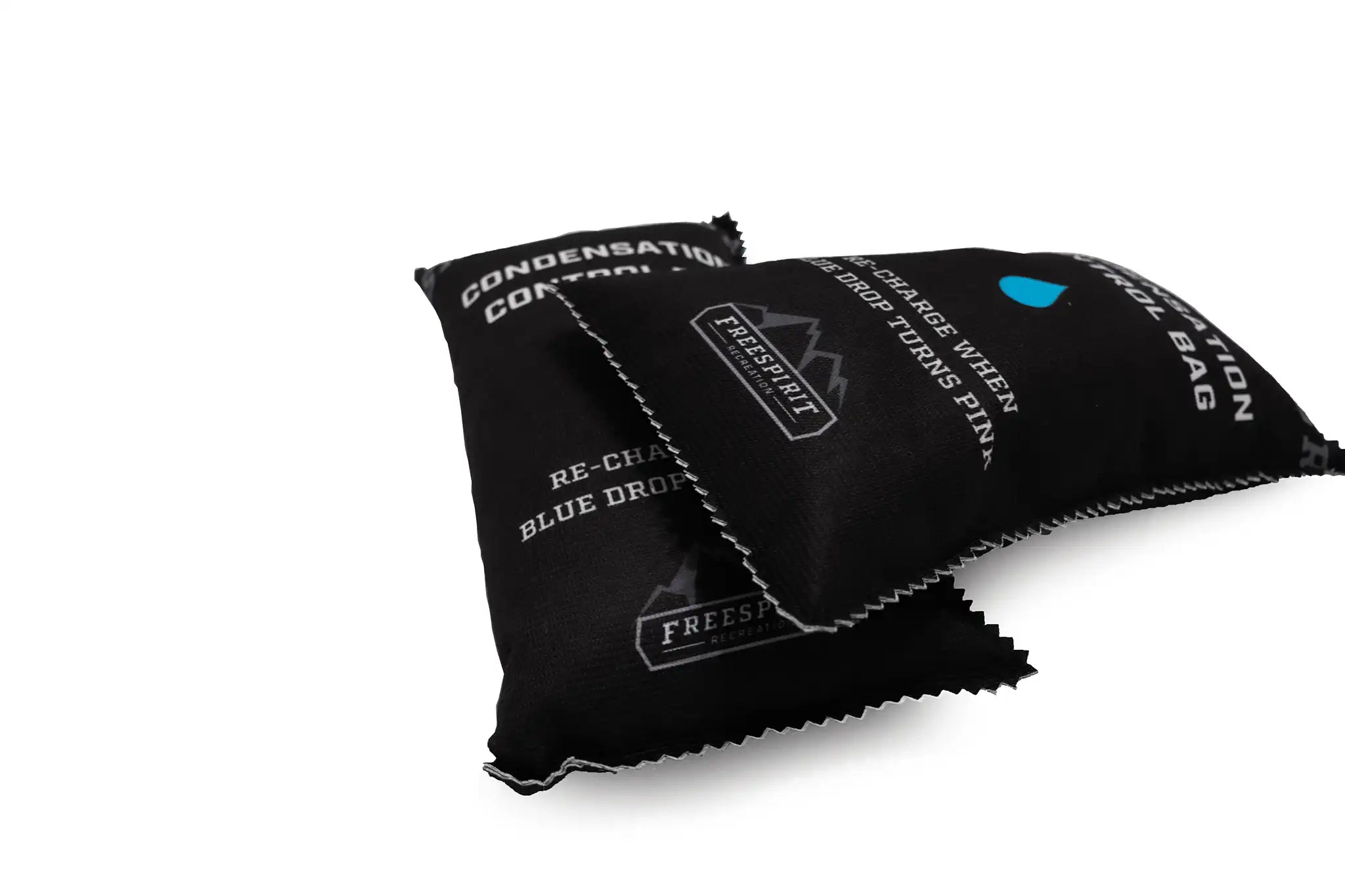 Freespirit Recreation rooftop tent dehumidifier bag designed for condensation control in outdoor camping tents.