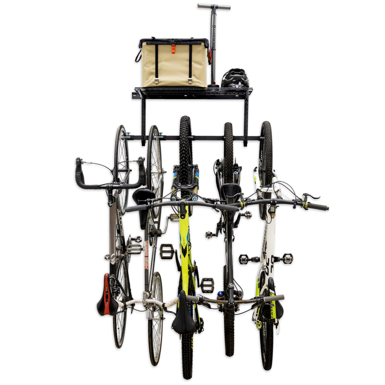 Bike Rack & Shelf | G-Bike Wire Shelf | Holds 5 Bikes - OVERLANDERS Outfitter