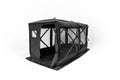 Freespirit Recreation Hub 4 Double Tent set up in a scenic campsite, showcasing its spacious interior and durable design.