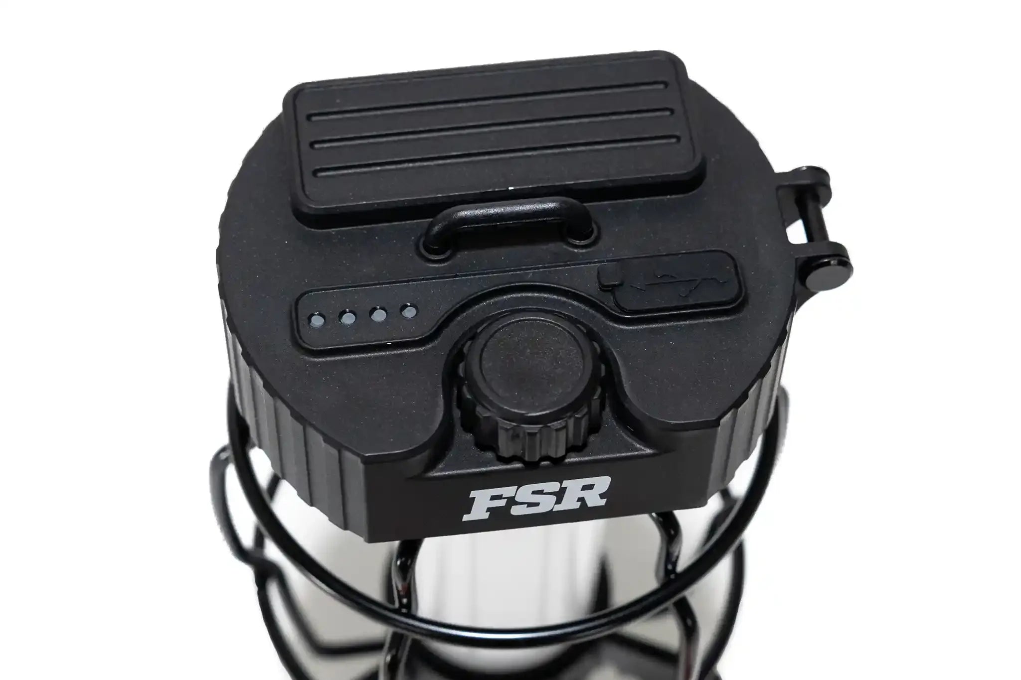 Freespirit Recreation portable LED camping lantern with top handle, compact outdoor lighting for camping or outdoor activities