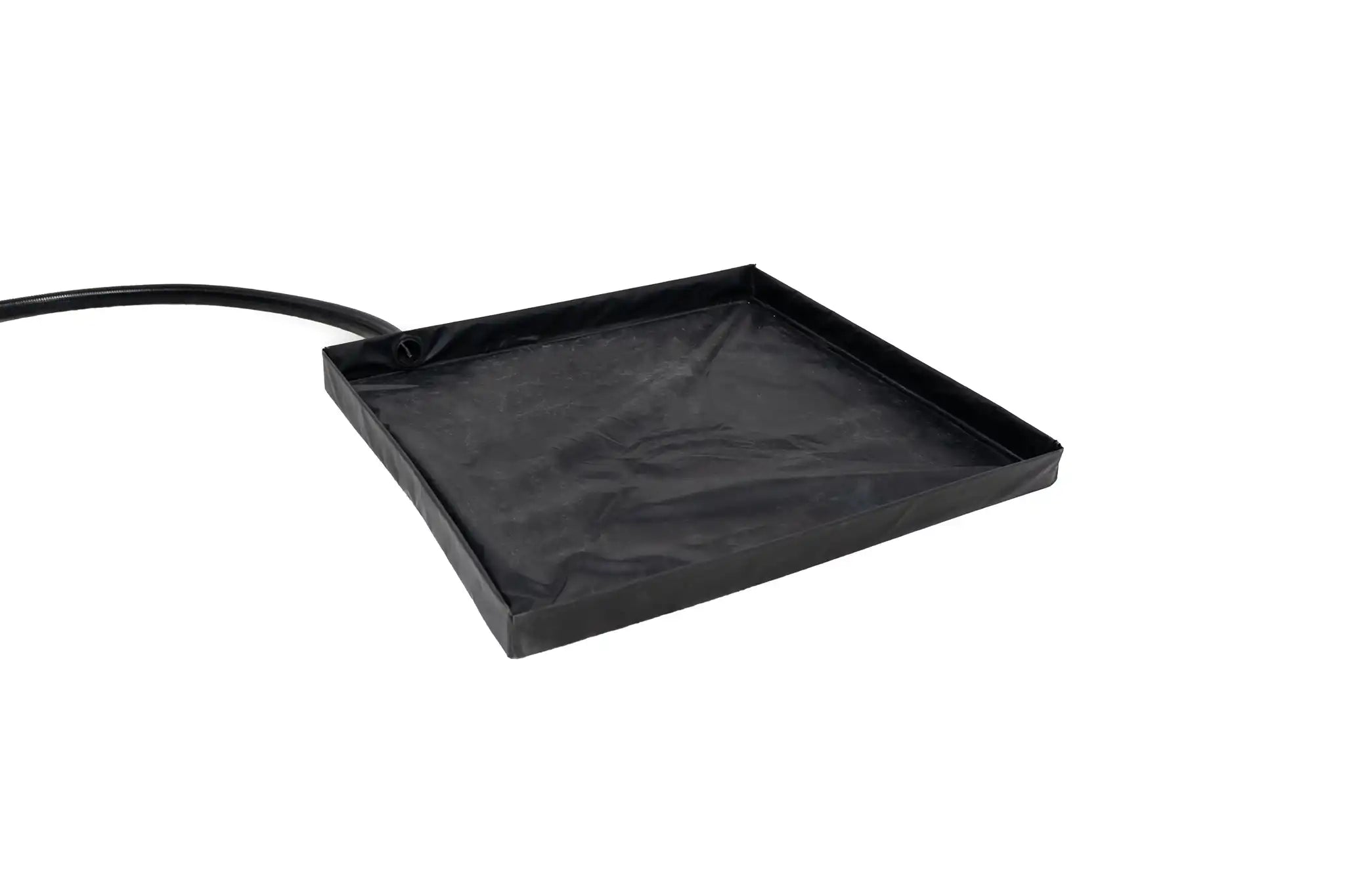 Freespirit Recreation shower awning with collapsible floor pan set up in a outdoor setting.