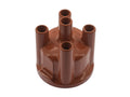 GoWesty distributor cap for air-cooled and 1.9 water-cooled engines, showing a close-up of the black plastic cap with metal contacts.