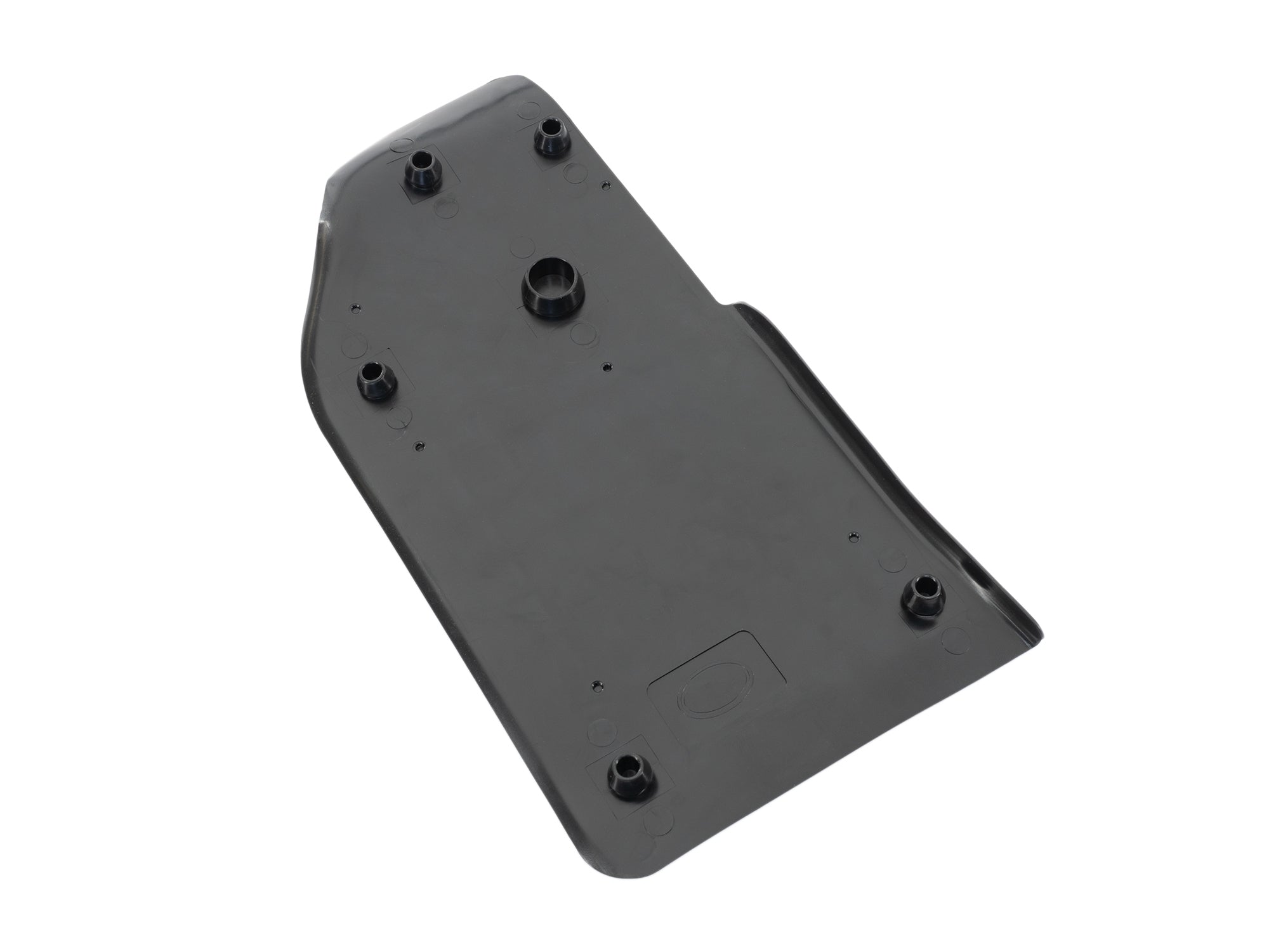 GoWesty rubber step pad for the left front of a Vanagon, showing a durable black rubber surface with textured grip.