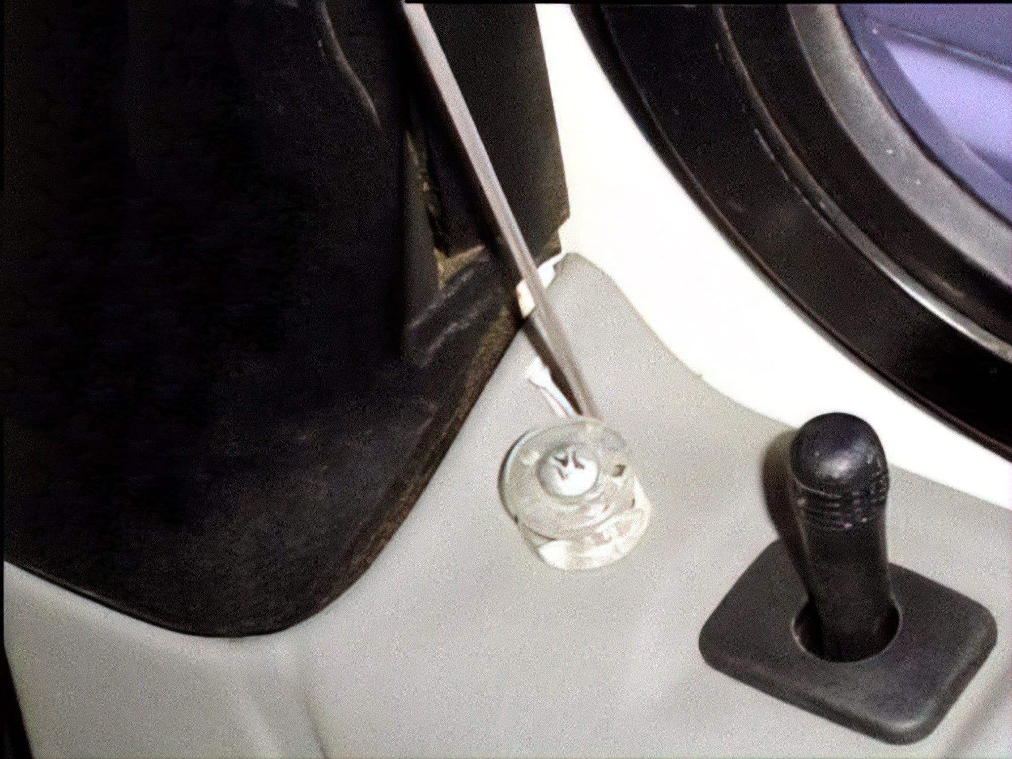 GoWesty Winnebago curtain/shade spool pack of 2, unclassified spare parts for RV window coverings, shown in close-up detail.