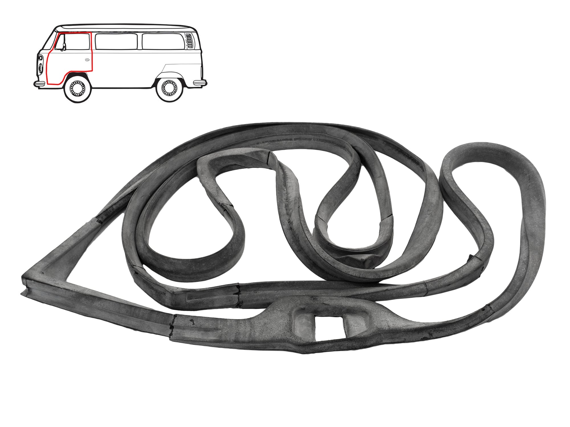 Left Front Door Seal [Bus] - OVERLANDERS Outfitter