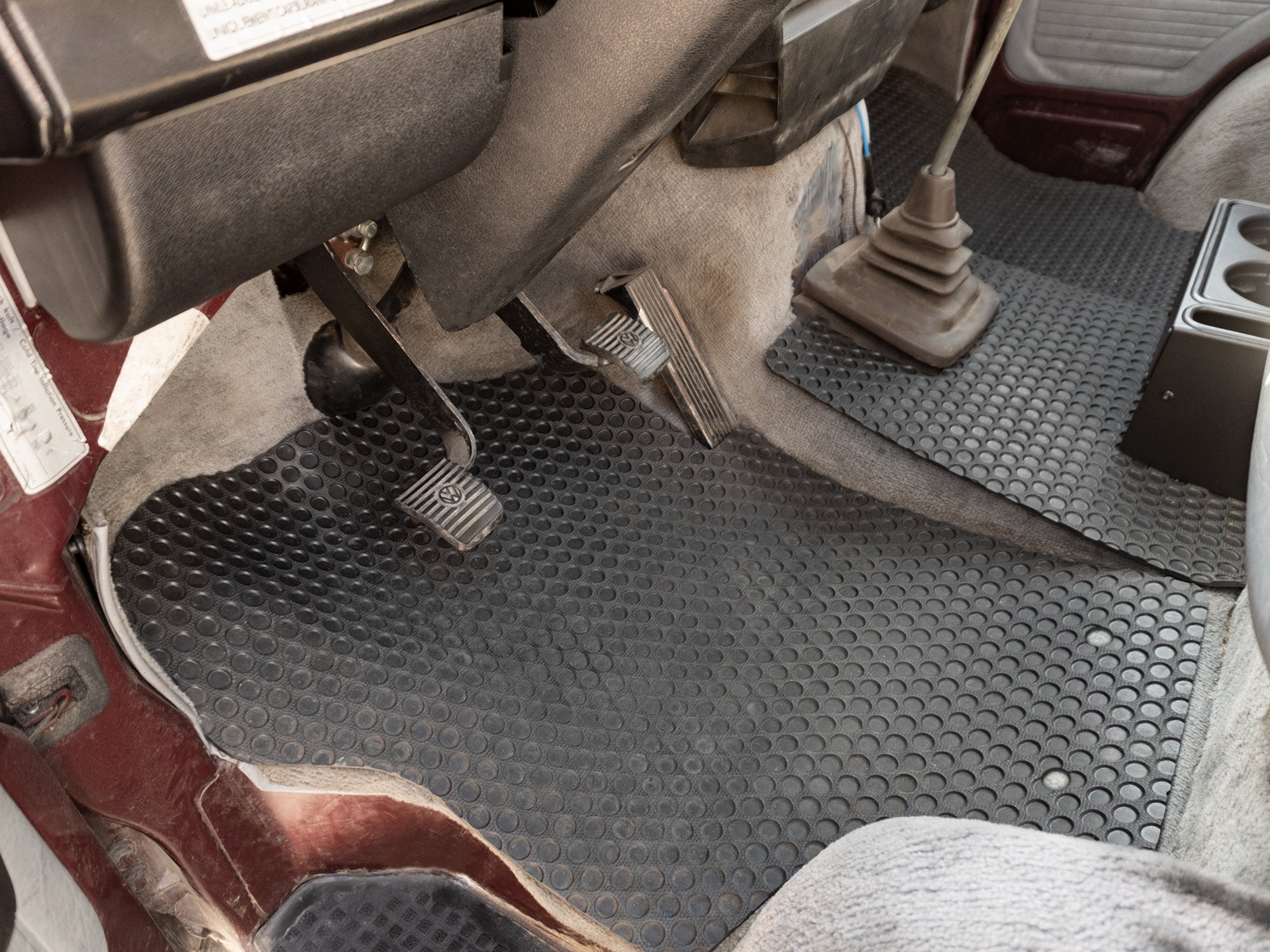 Rubber Mat Set - Front Cab [Vanagon] - OVERLANDERS Outfitter